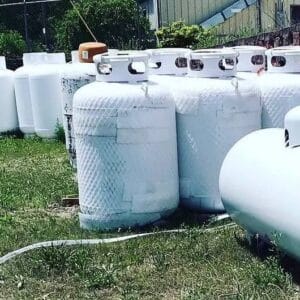 330 gallons propane