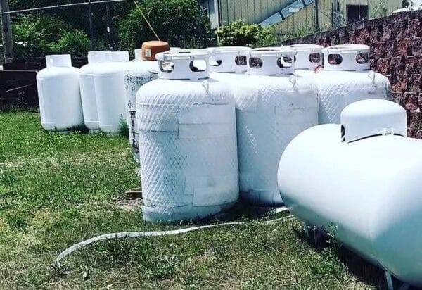 330 gallons propane