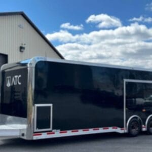 8.5' X 28' ATC RoM 500 Aluminum Race Car Trailer w/ Premium Escape Door